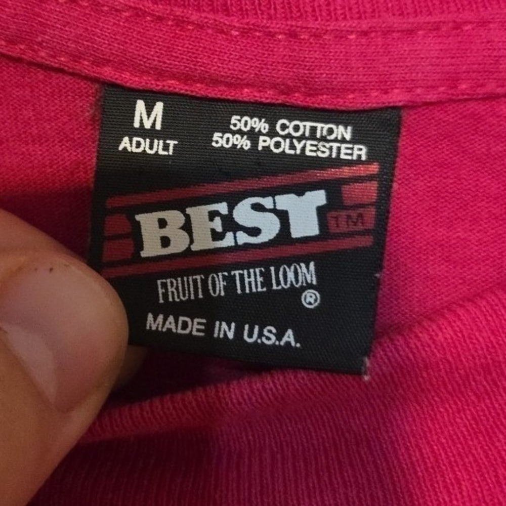 Fruit of the Loom Best Red Buffalo Graphic T-Shirt Made in USA Medium Vintage - Picture 5 of 8